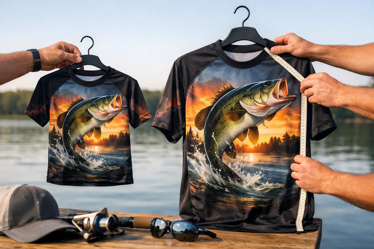 Graphic Fishing Shirt Sizing Guide for a Better Fit