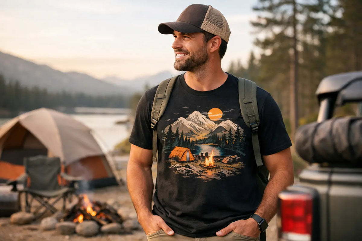 Camping Graphic Tee Men Actually Want to Wear