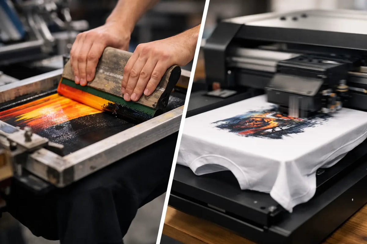 Screen Printed Tees vs DTG: Which One Wins?