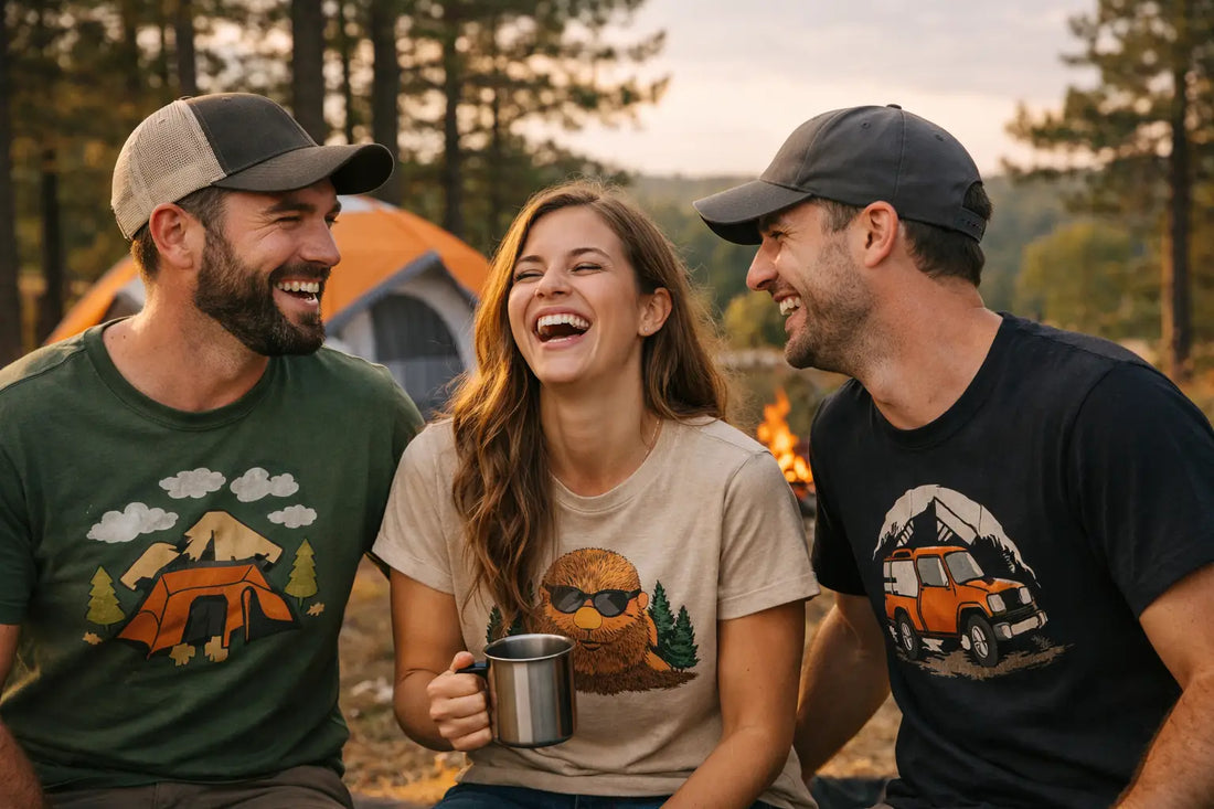 Funny Camping Shirts That Actually Get a Laugh