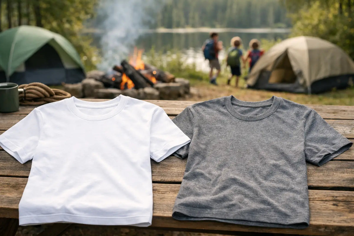 Cotton Tees Versus Tri Blend for Camp Days