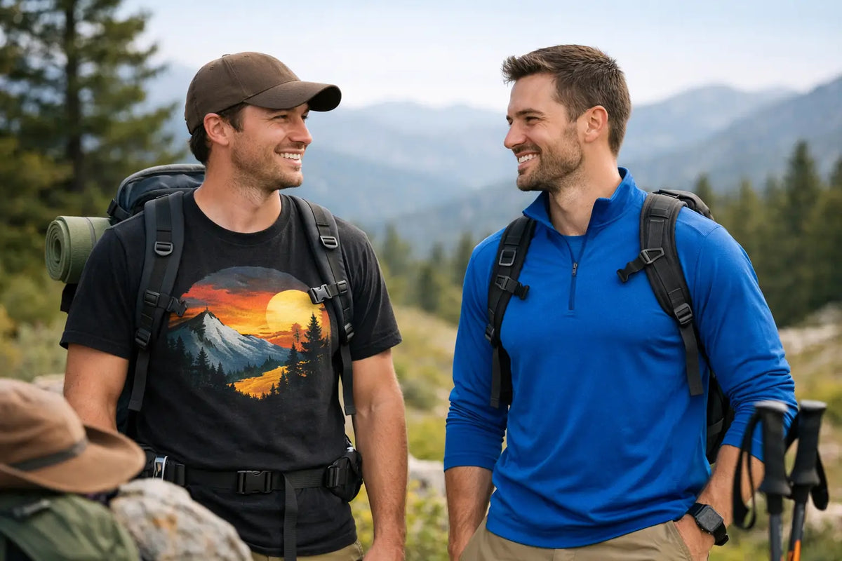 Graphic Tees Versus Performance Shirts Outdoors