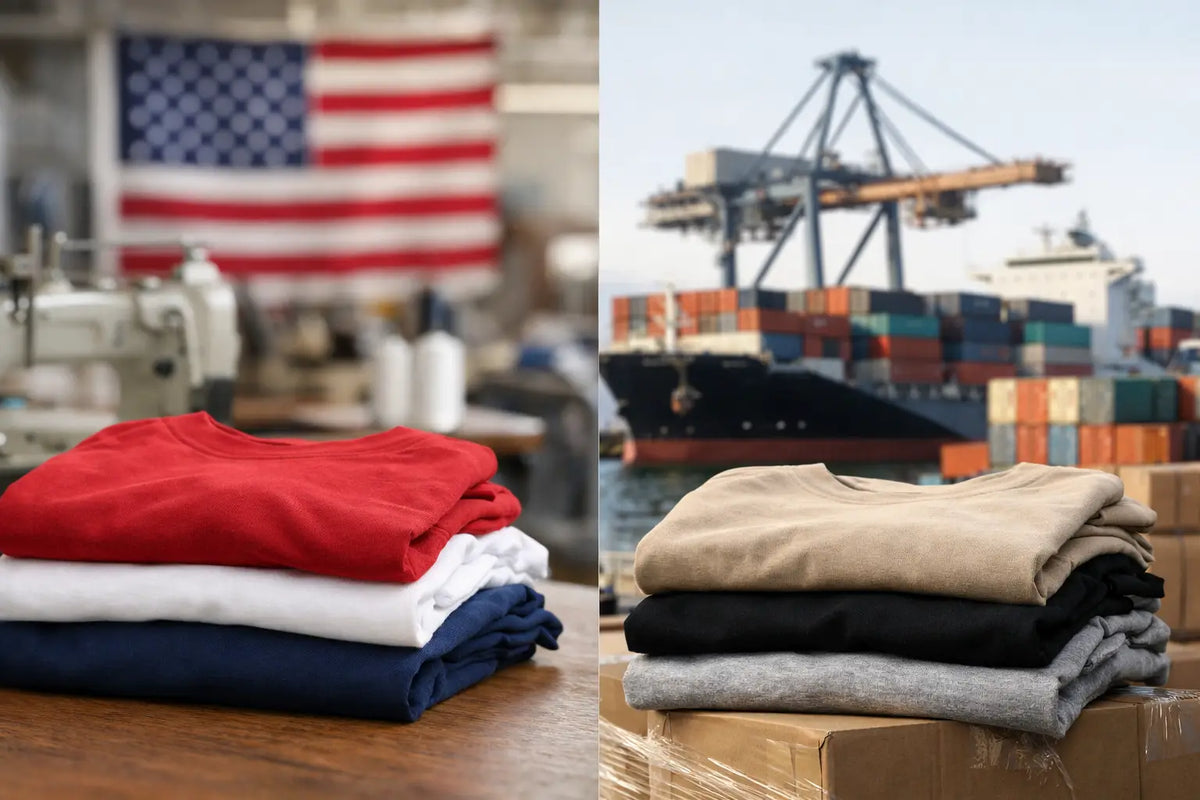 Printed in USA vs Imported Apparel Explained