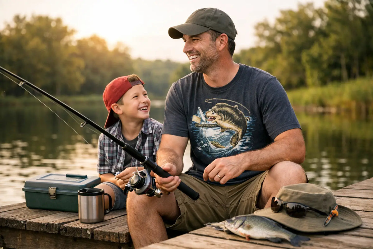 Funny Dad Fishing Tee Gifts That Get Worn