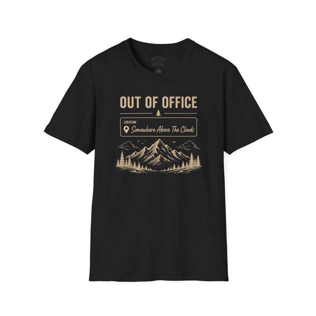 Out Of Office Somewhere Above The Clouds T-Shirt