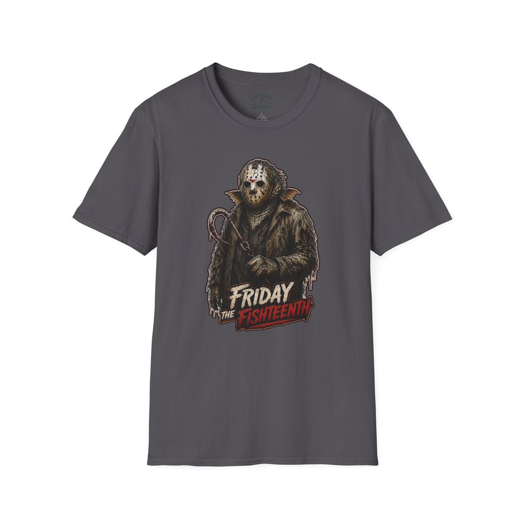 Friday The Fishteenth Slasher Fish Horror Fishing T-Shirt