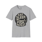 Eat Sleep Fish Repeat Fishing T-Shirt