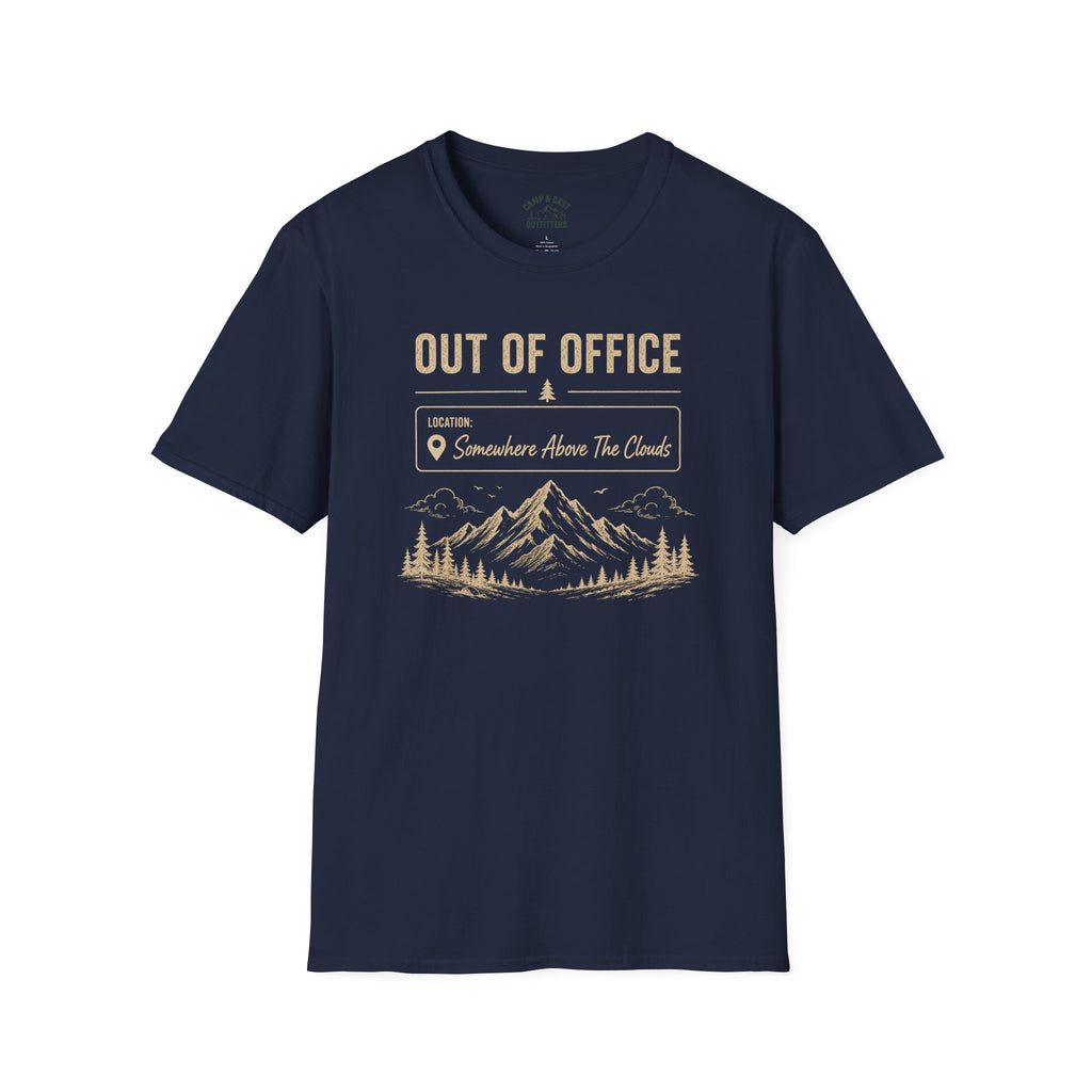 Out Of Office Somewhere Above The Clouds T-Shirt
