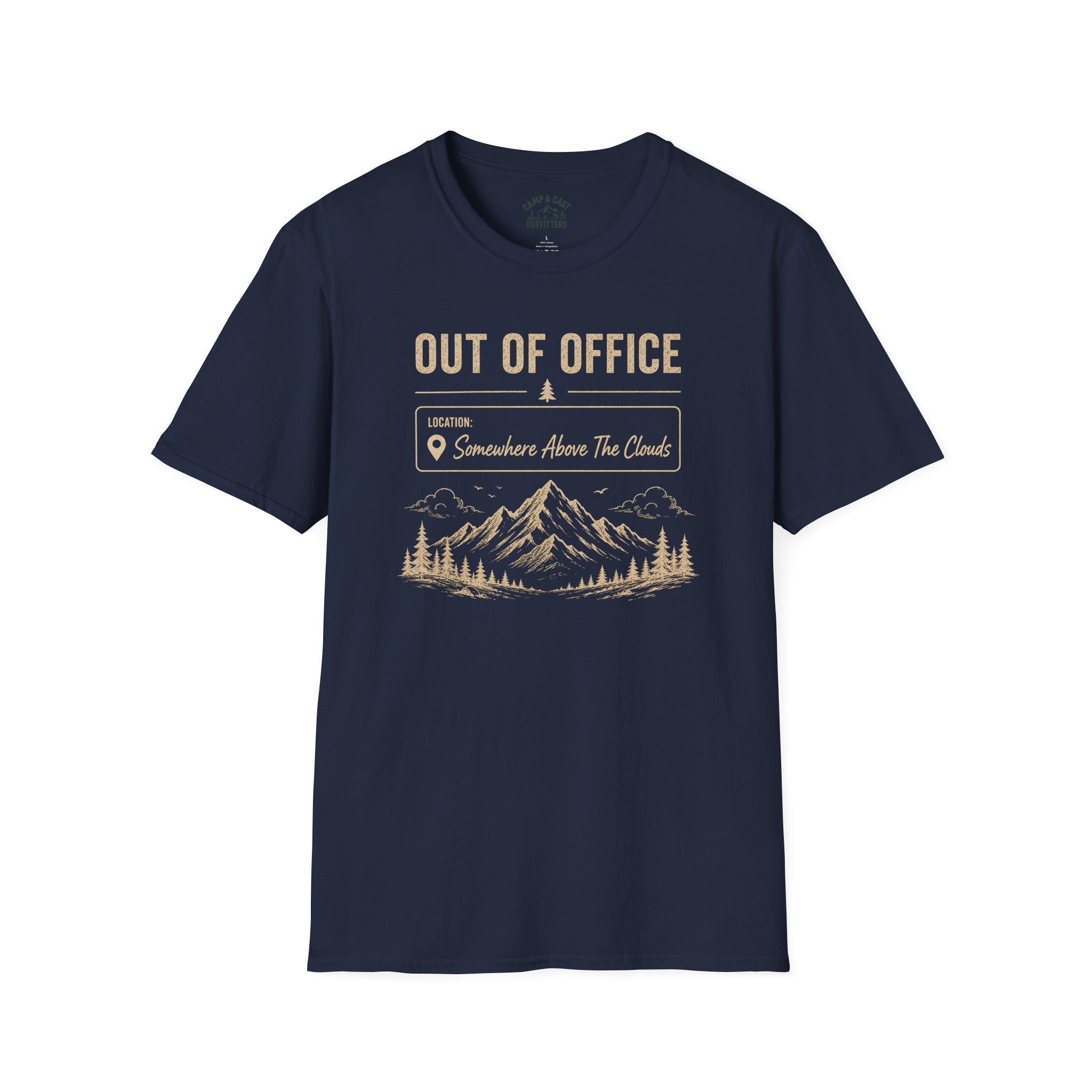 Out Of Office Somewhere Above The Clouds T-Shirt