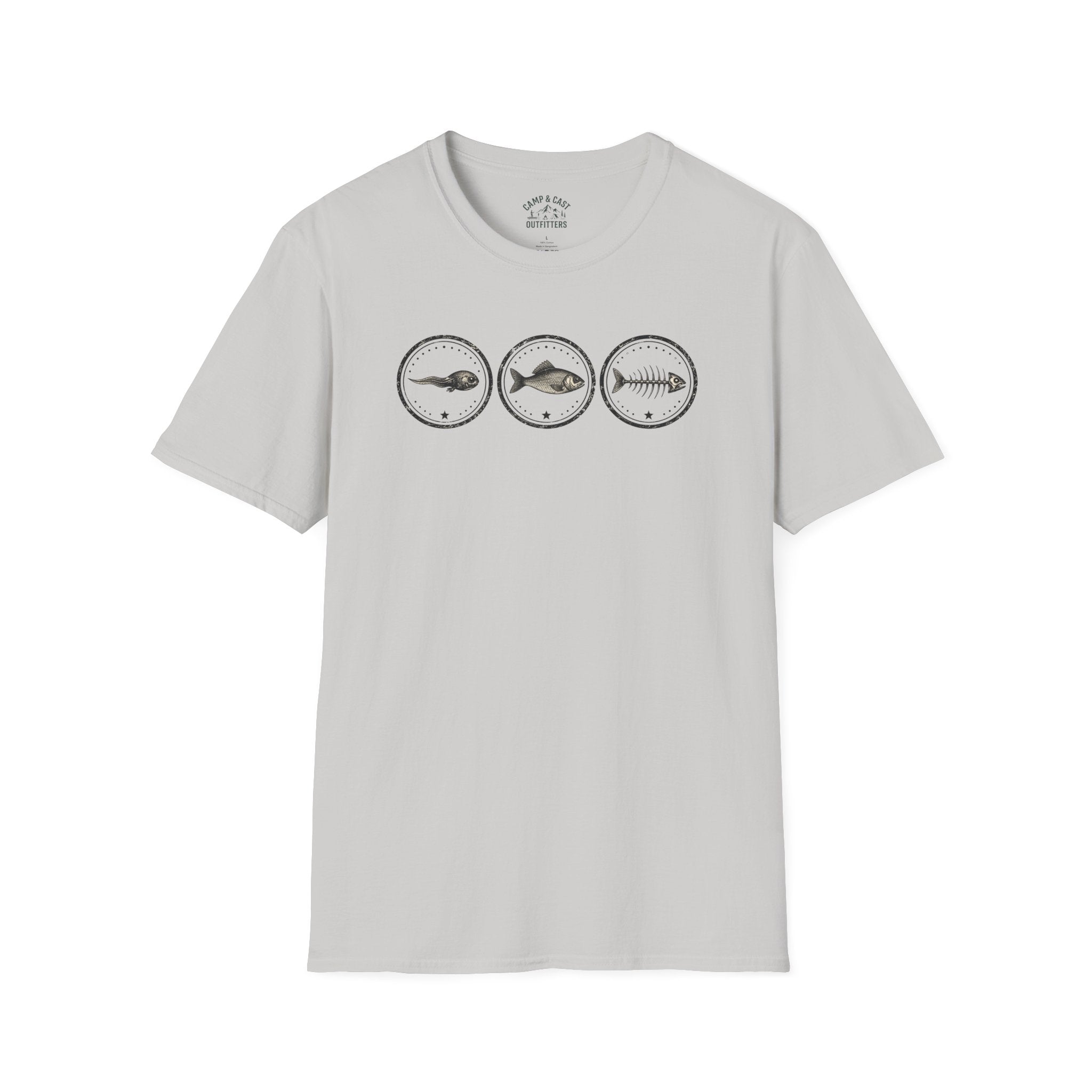 Three Fish Circles T-Shirt