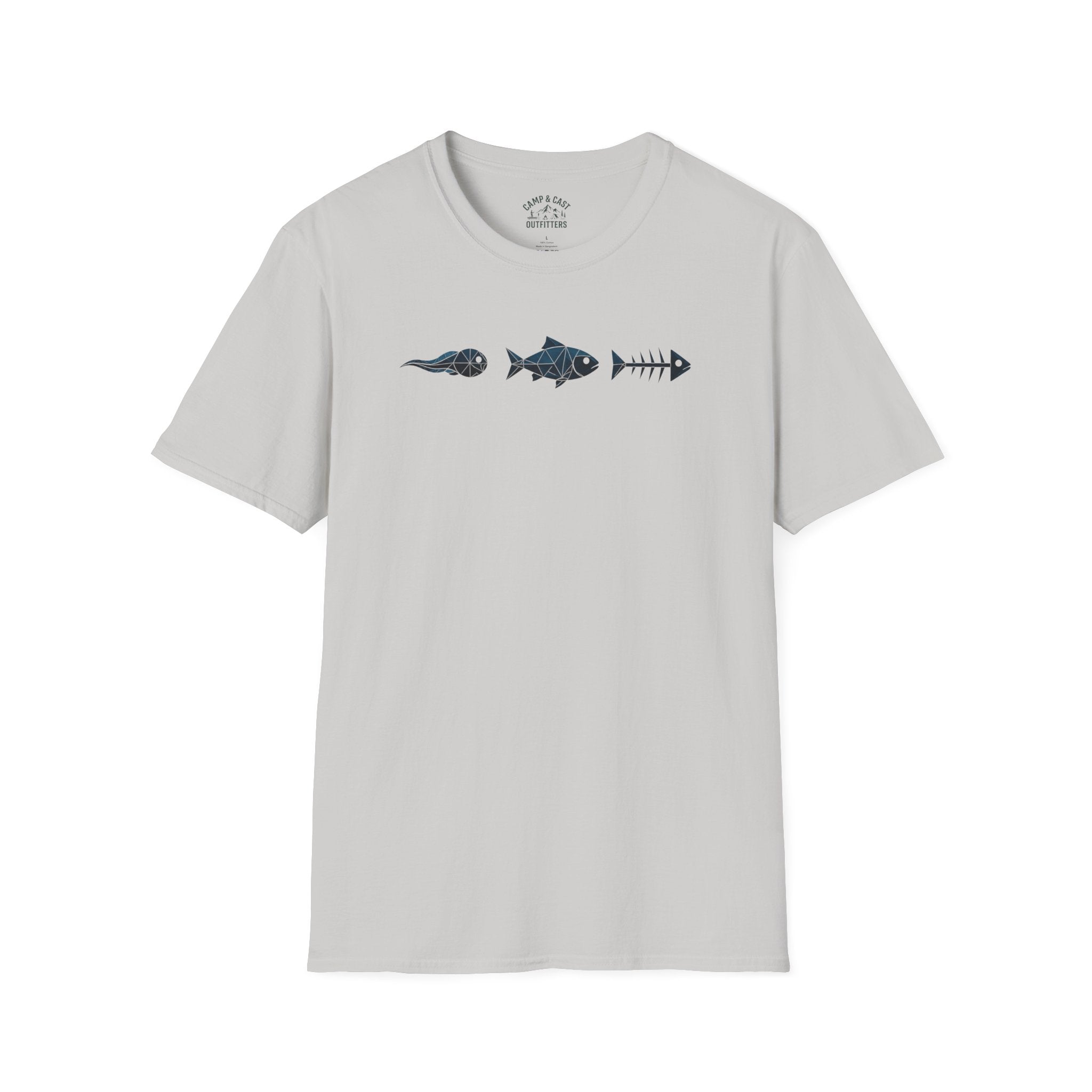 Fish Skeleton Line T-Shirt