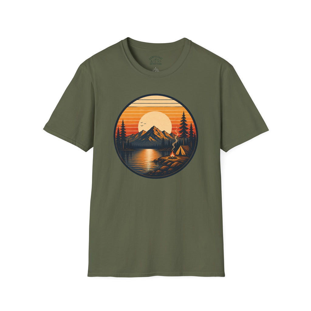 Dark Sunset Badge T-Shirt