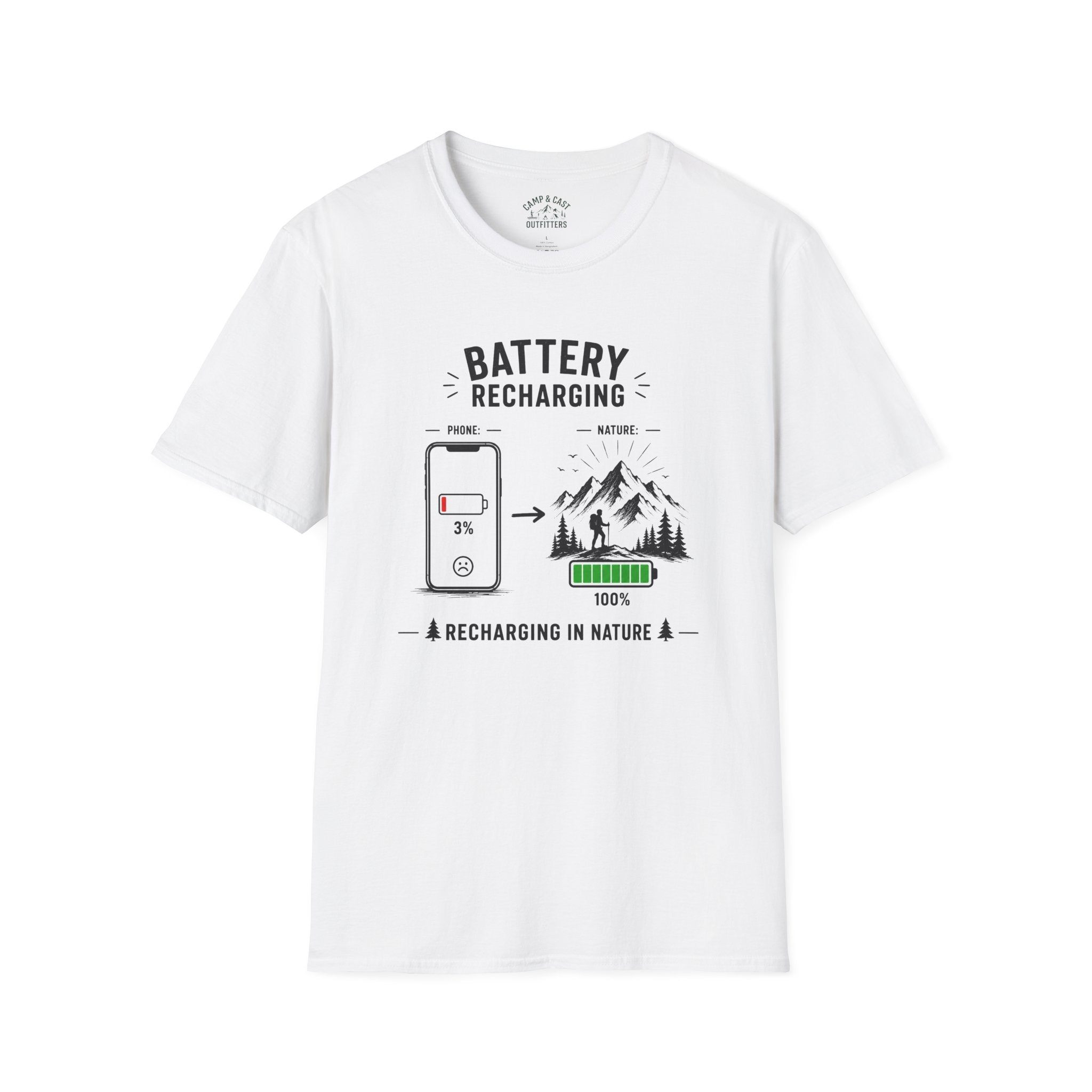 Battery Recharging In Nature T-Shirt