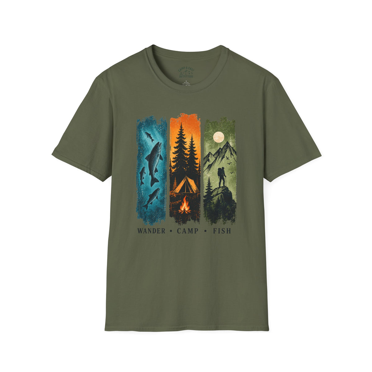 Wander Camp Fish T-Shirt