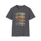 Fish Camp Hike Paddle Badges T-Shirt