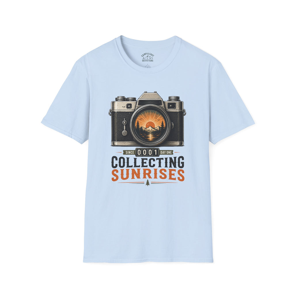 Collecting Sunrises Vintage Camera T-Shirt