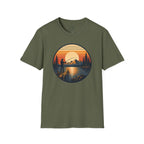 Golden Hour Lake Badge T-Shirt