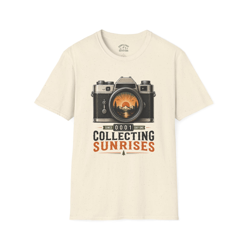 Collecting Sunrises Vintage Camera T-Shirt