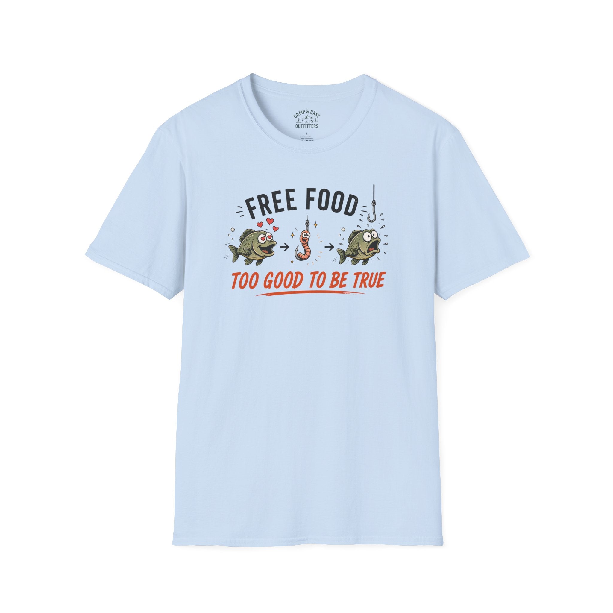Free Food Hooked T-Shirt