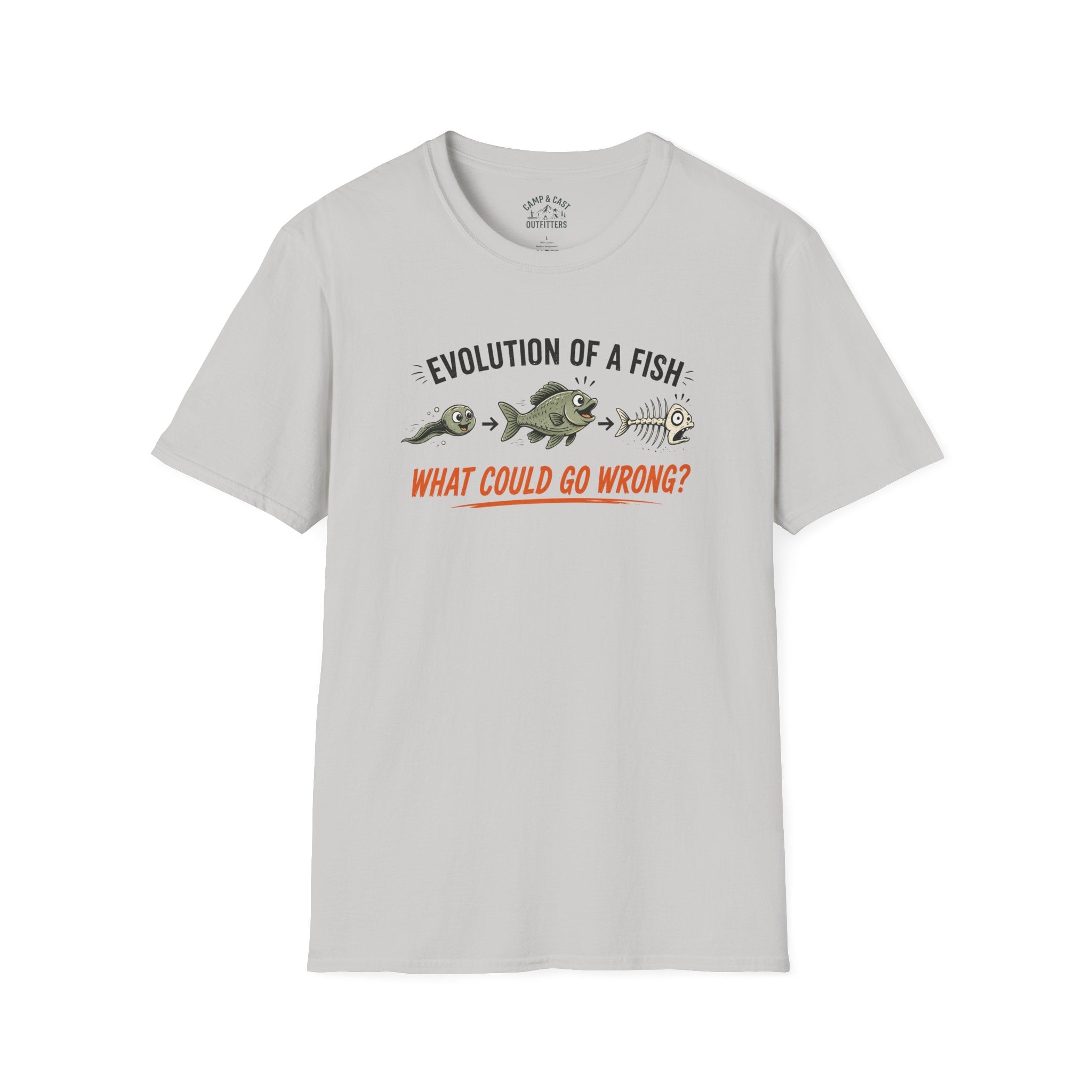 Evolution Of A Fish What Could Go Wrong T-Shirt