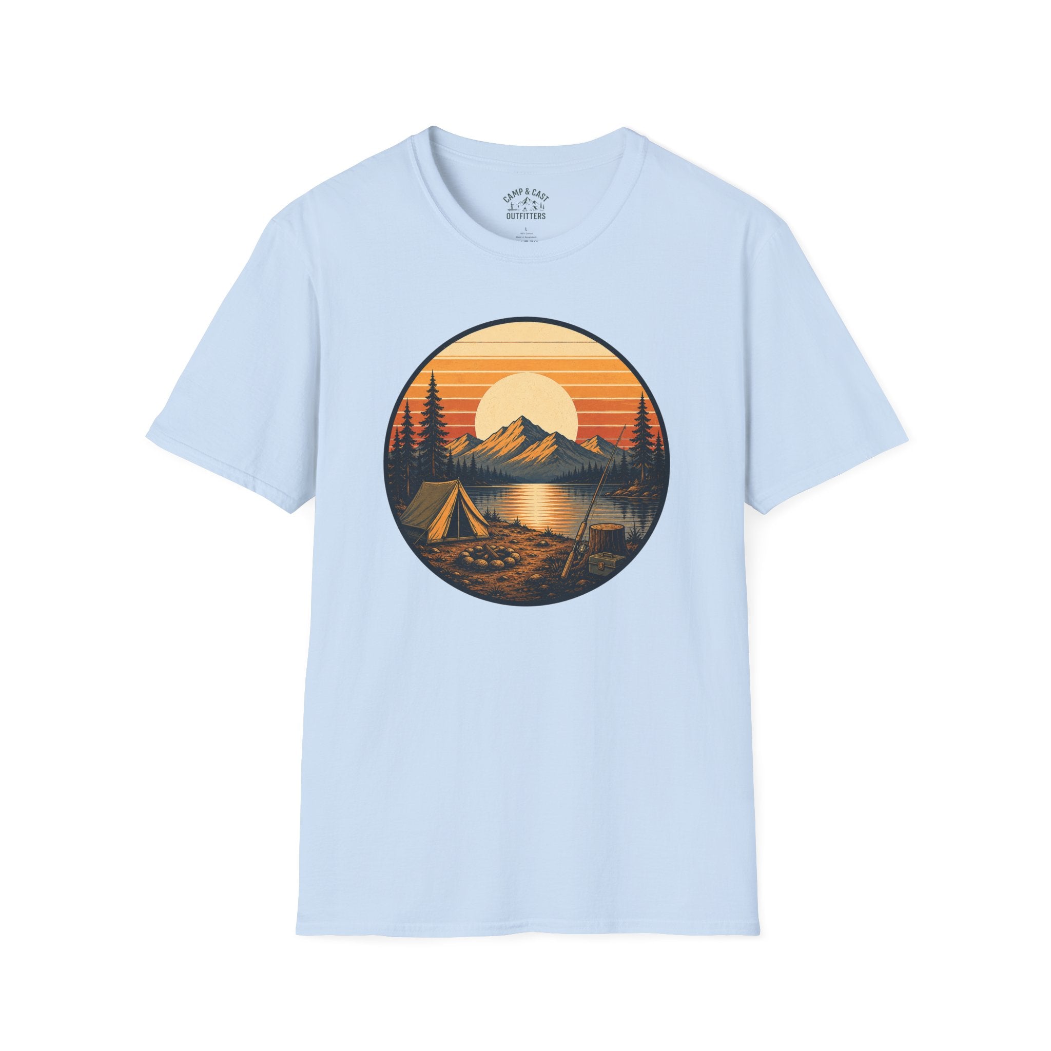 Sunset Forest Badge T-Shirt