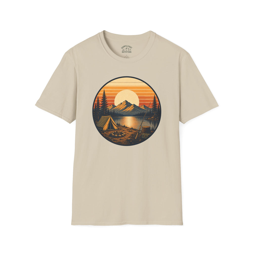 Sunset Forest Badge T-Shirt