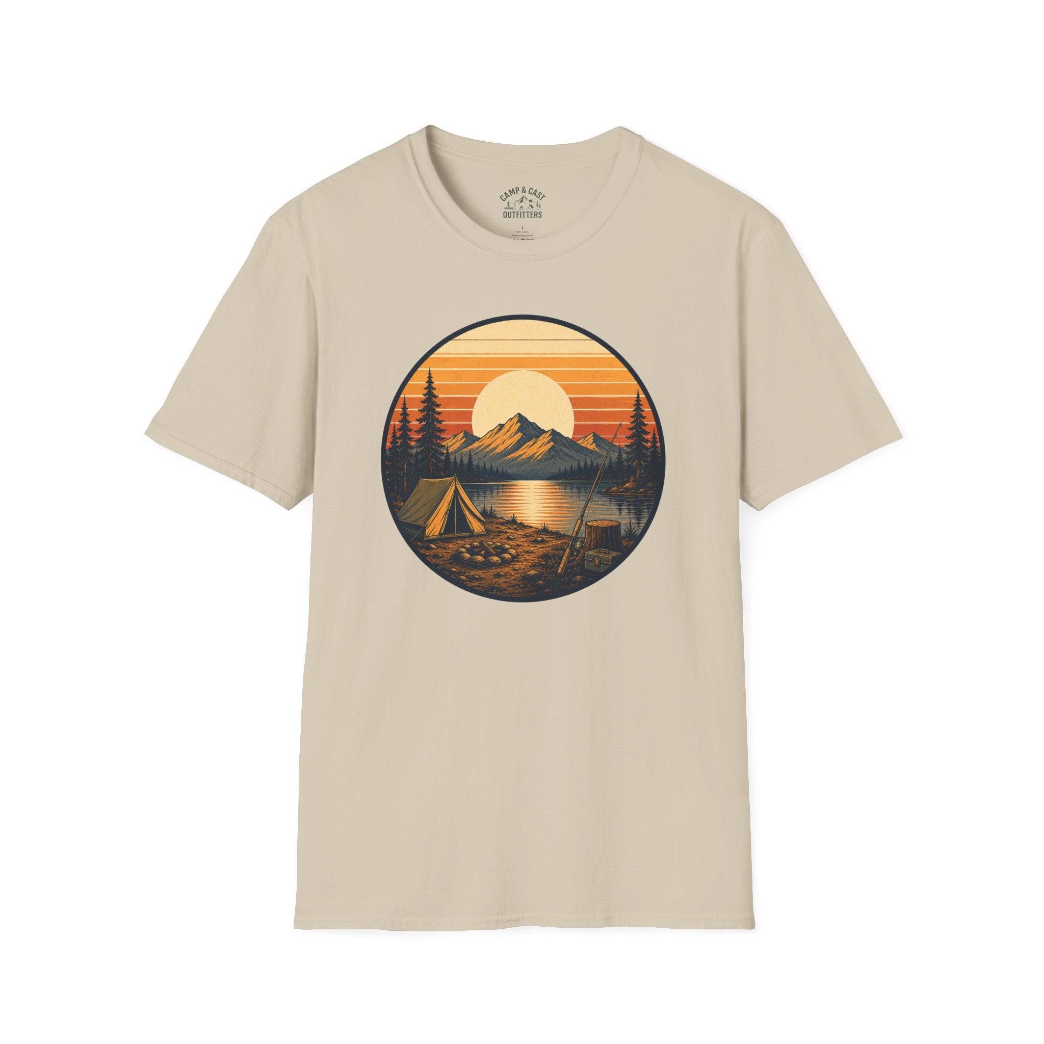Sunset Forest Badge T-Shirt