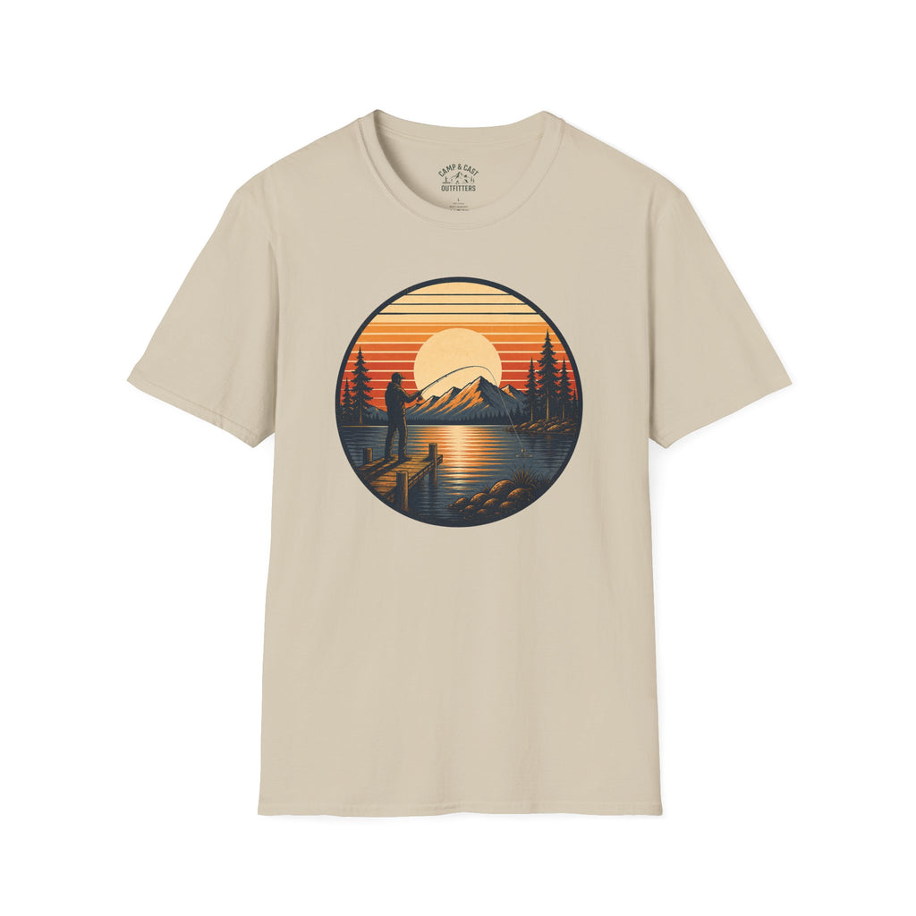 Golden Hour Lake Badge T-Shirt