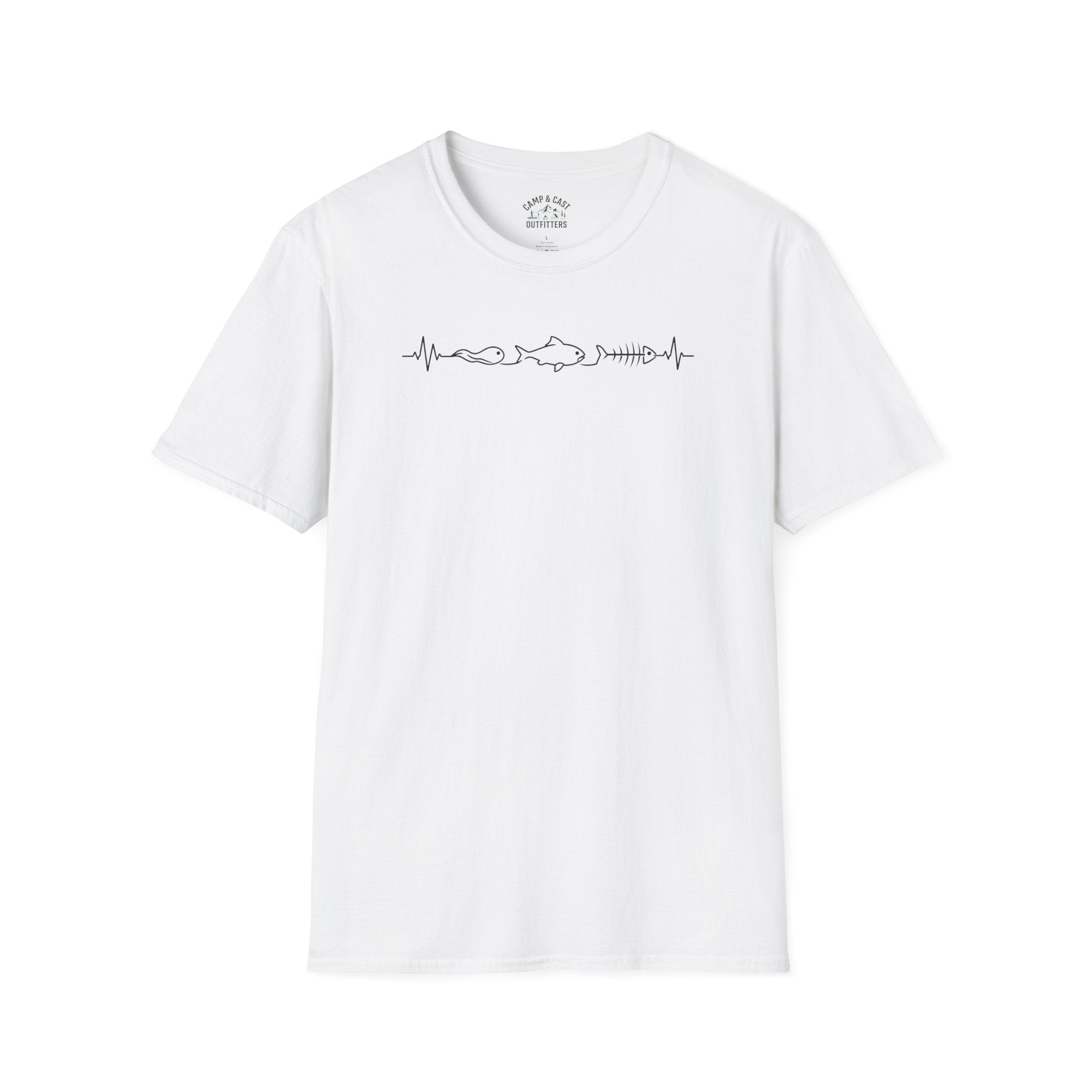 Minimal Fish Line T-Shirt
