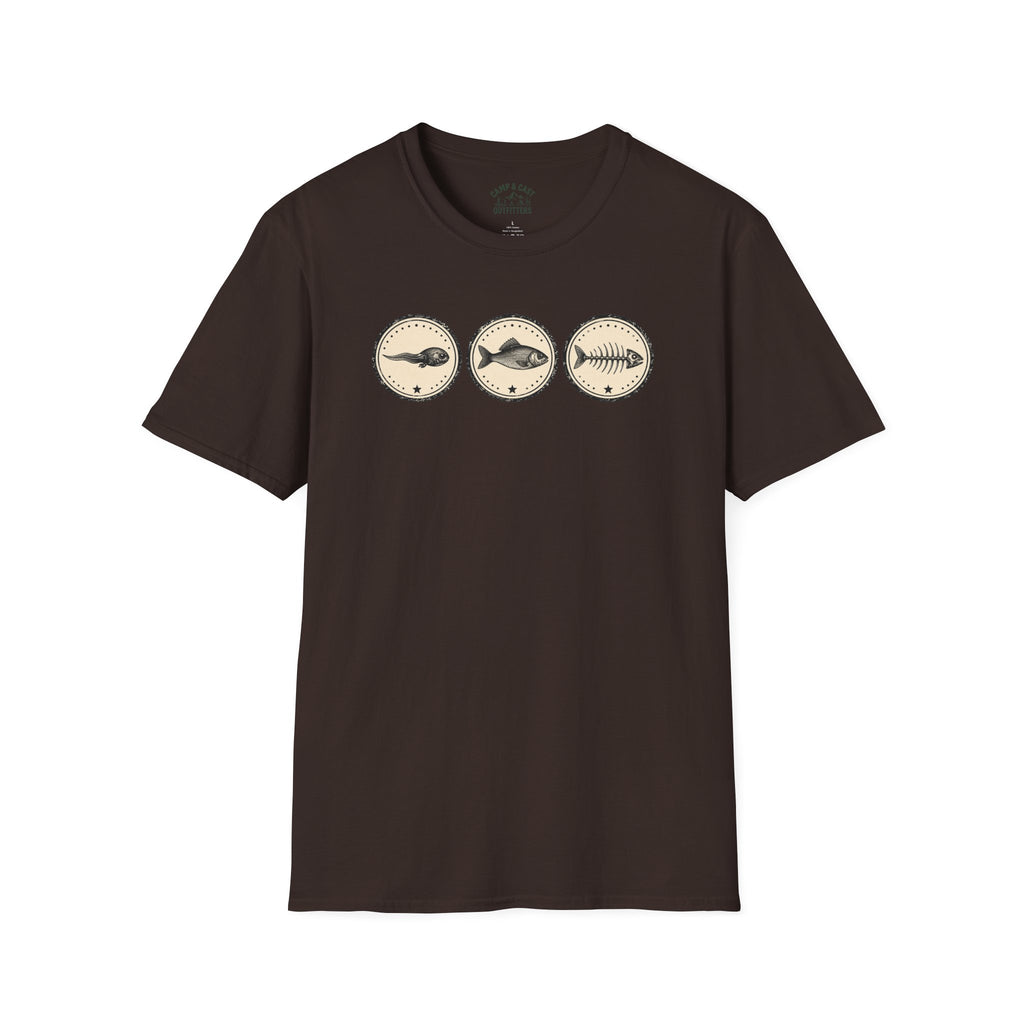 Three Fish Circles T-Shirt