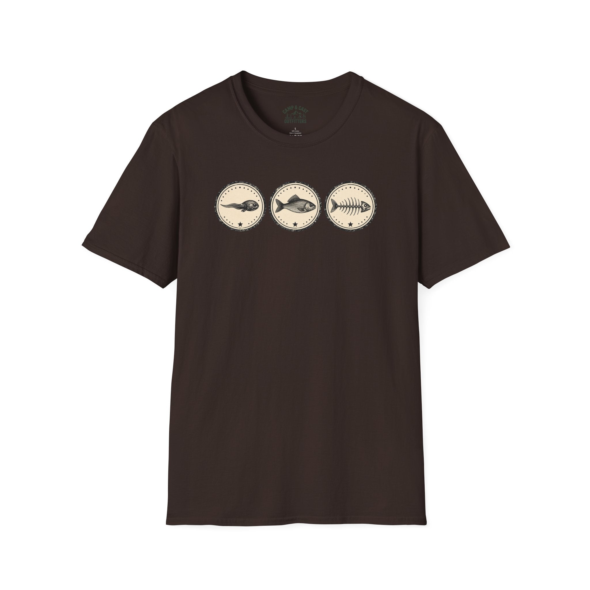 Three Fish Circles T-Shirt
