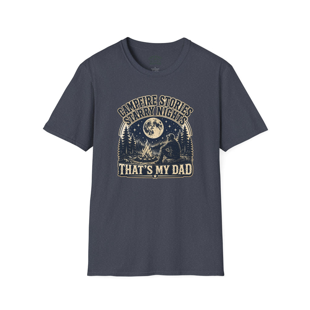 Campfire Stories Starry Night Thats My Dad T-Shirt