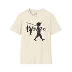 Boy With Fishing Pole Silhouette T-Shirt