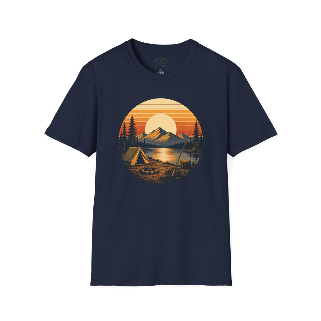 Sunset Forest Badge T-Shirt