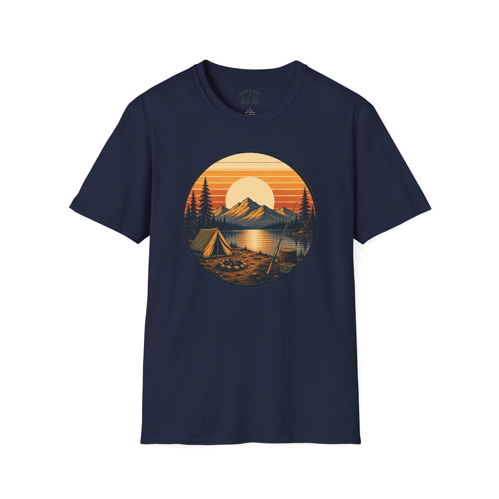 Sunset Forest Badge T-Shirt