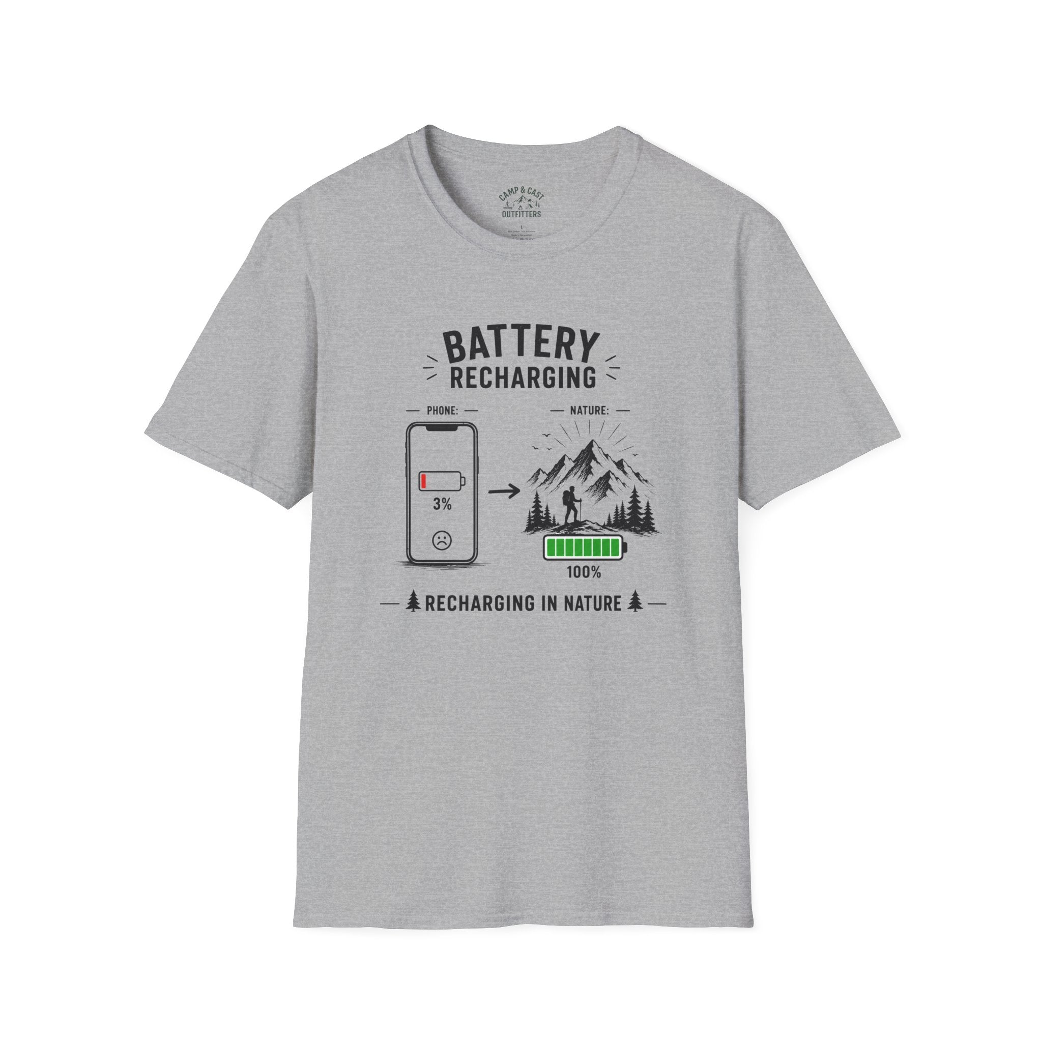 Battery Recharging In Nature T-Shirt