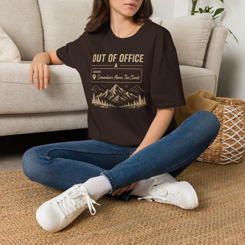 Out Of Office Somewhere Above The Clouds T-Shirt