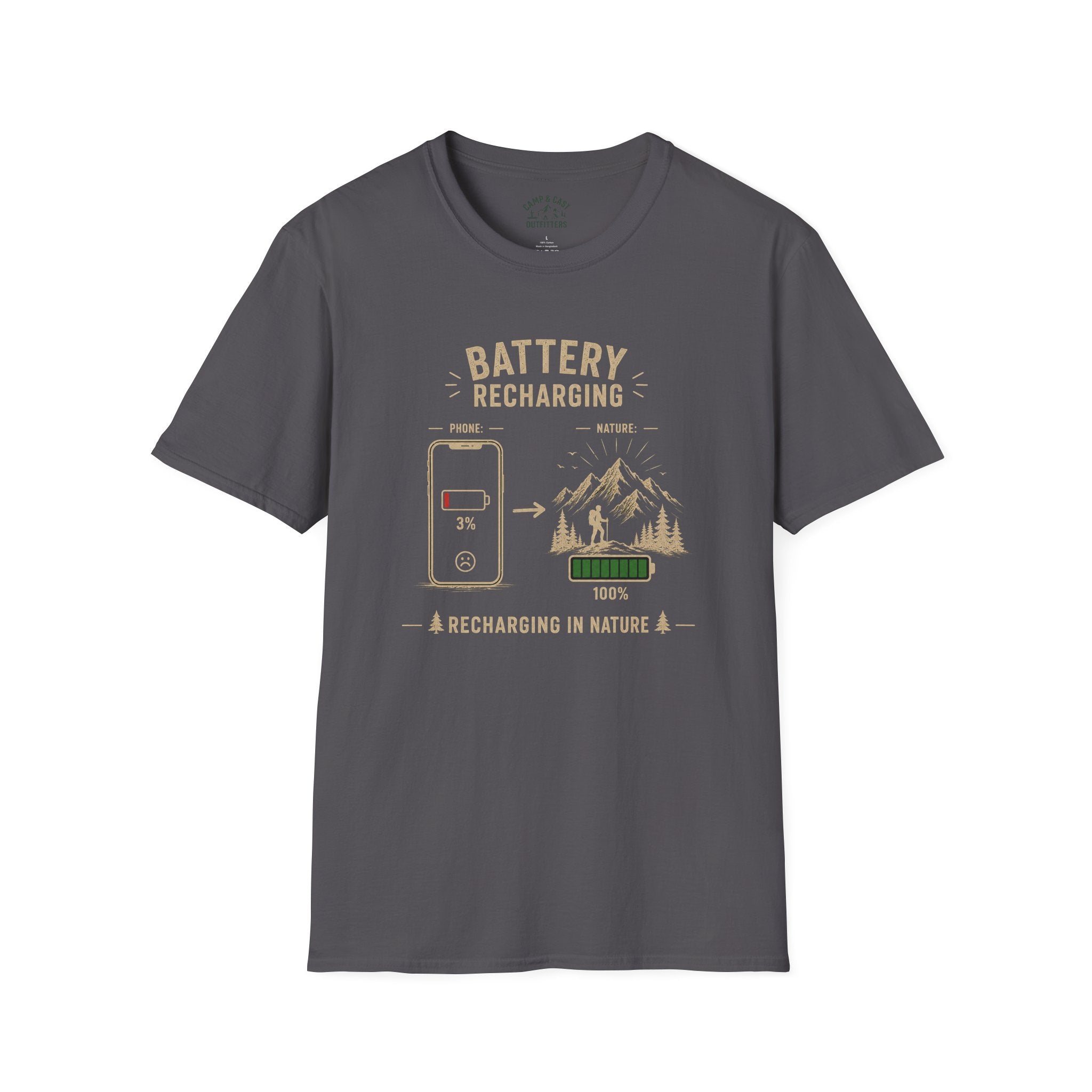 Battery Recharging In Nature T-Shirt