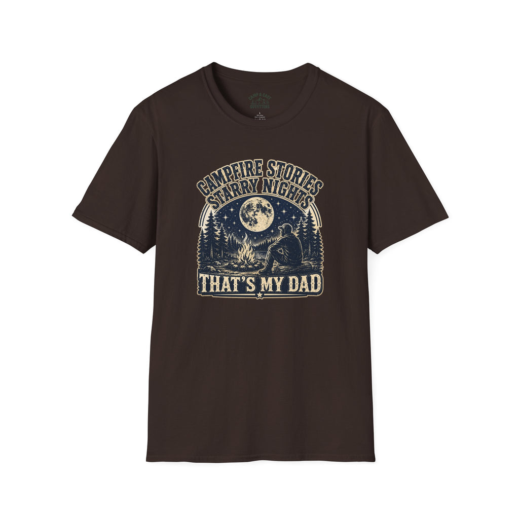 Campfire Stories Starry Night Thats My Dad T-Shirt