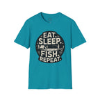 Eat Sleep Fish Repeat Fishing T-Shirt