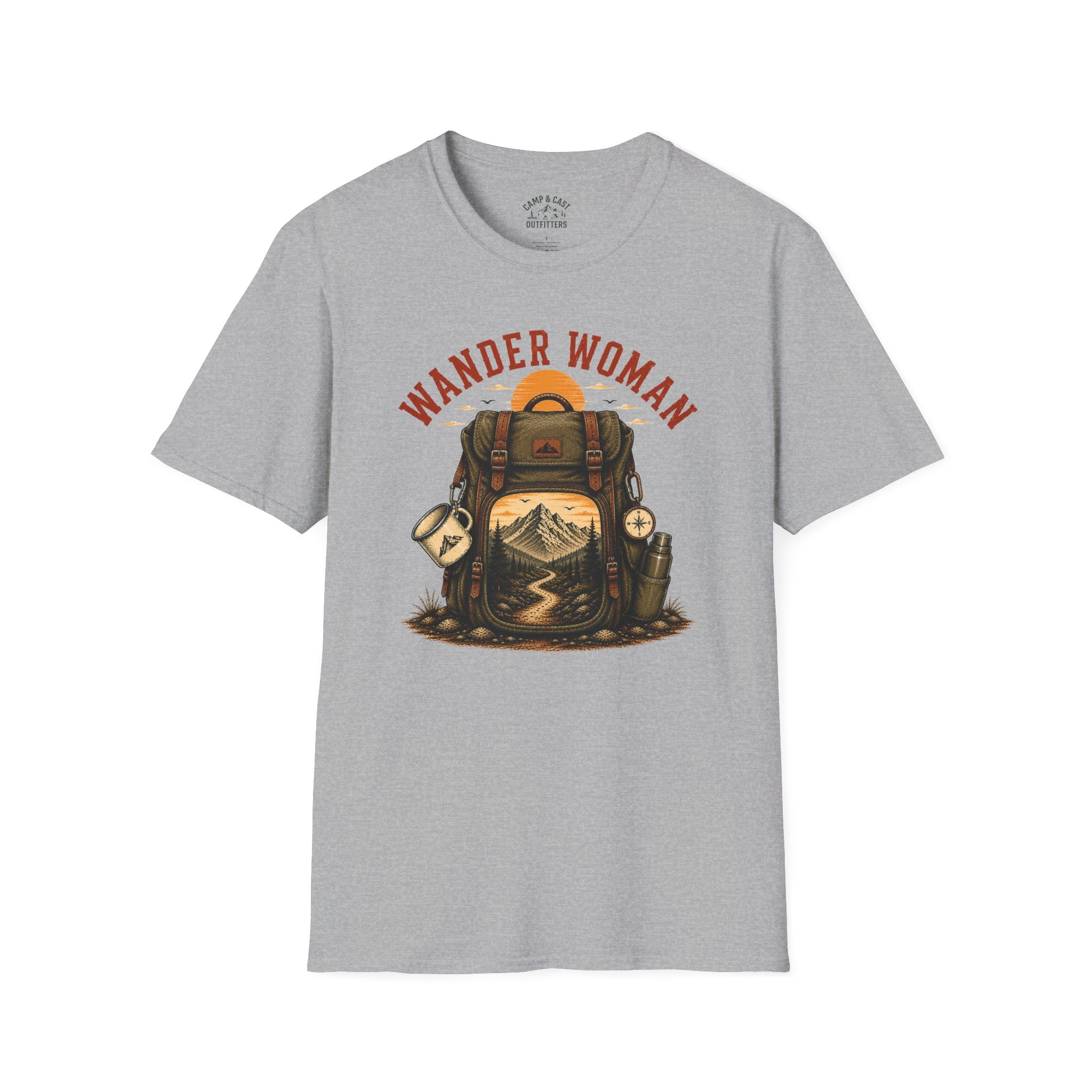 Wander Woman Backpack T-Shirt