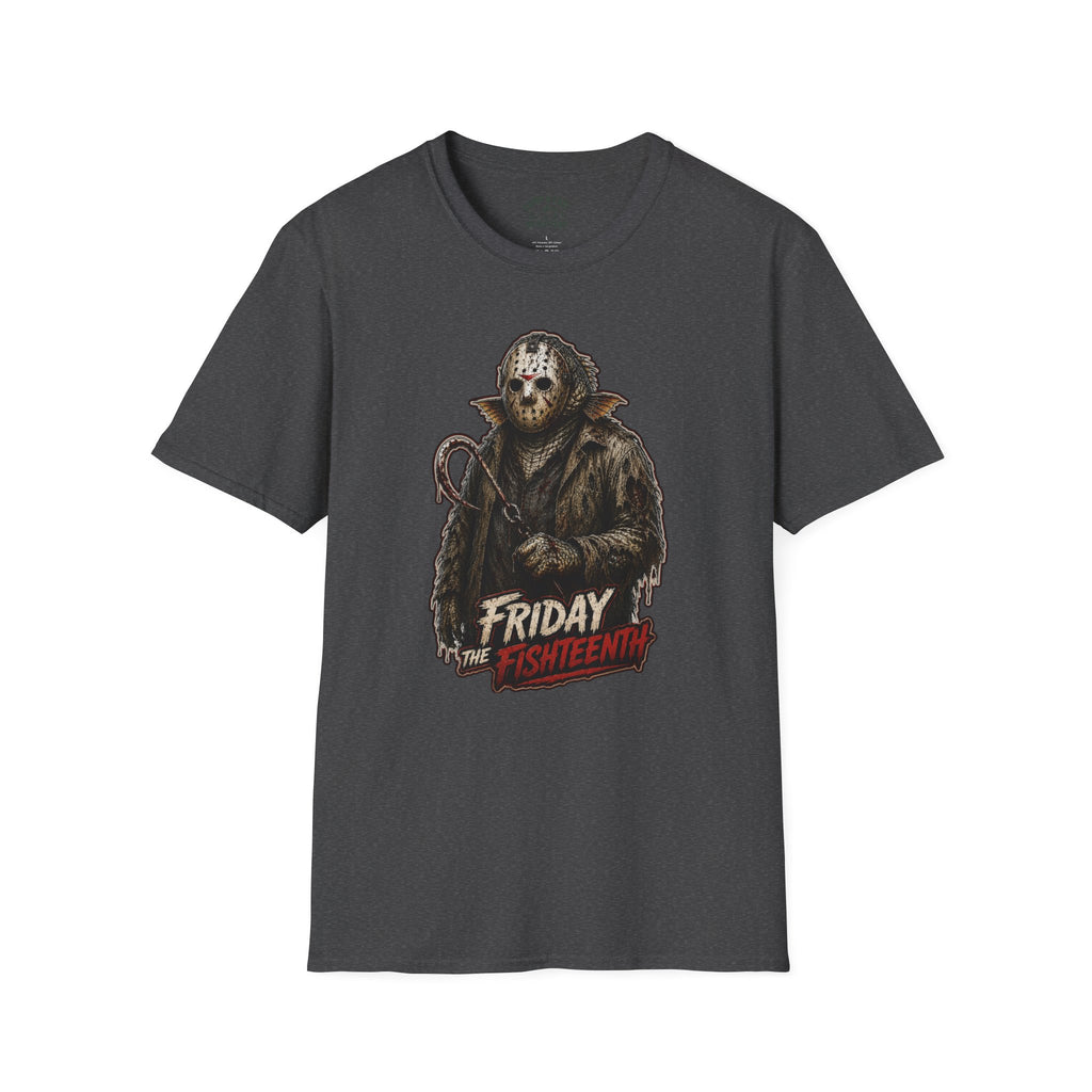 Friday The Fishteenth Slasher Fish Horror Fishing T-Shirt