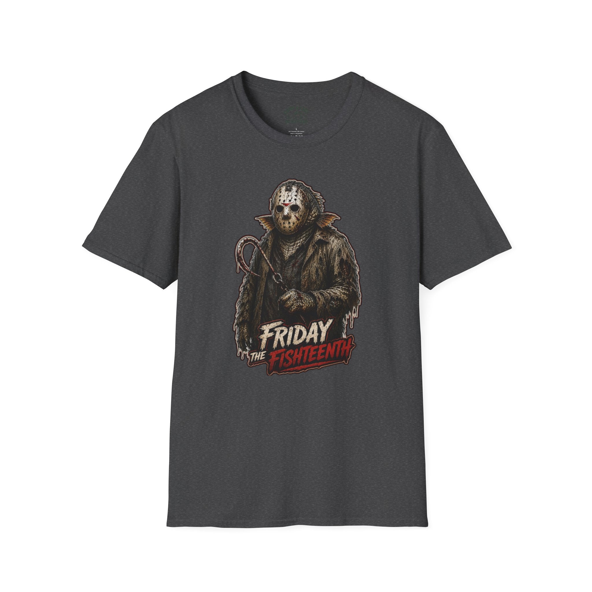Friday The Fishteenth Slasher Fish Horror Fishing T-Shirt