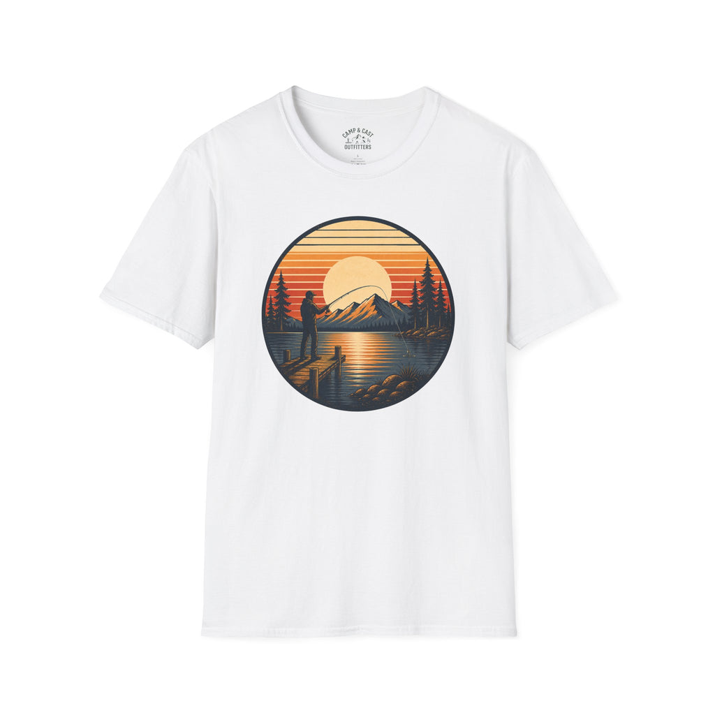 Golden Hour Lake Badge T-Shirt