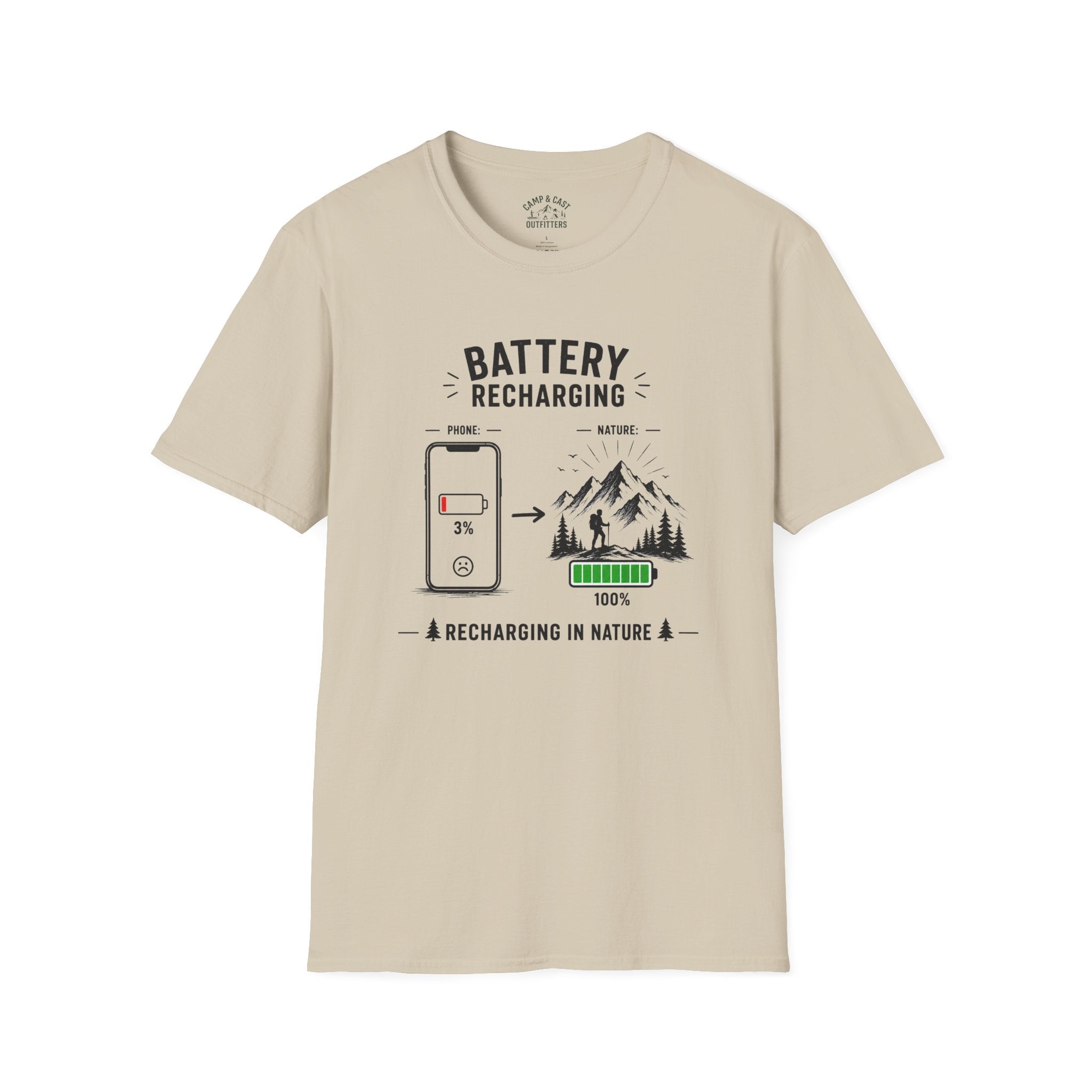 Battery Recharging In Nature T-Shirt
