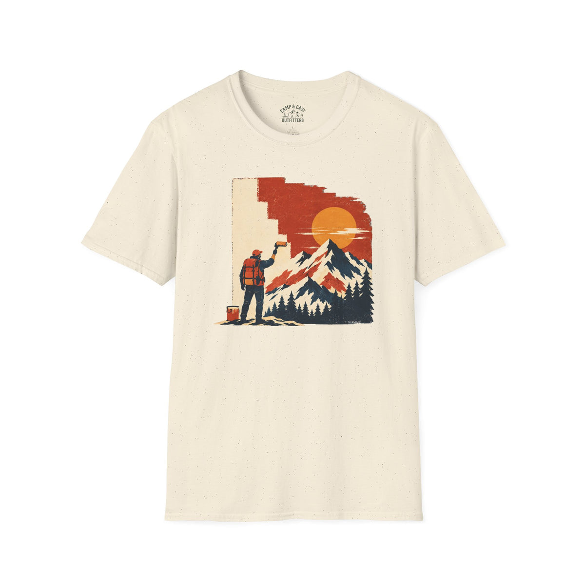 Painting the Mountains Hiker T-Shirt