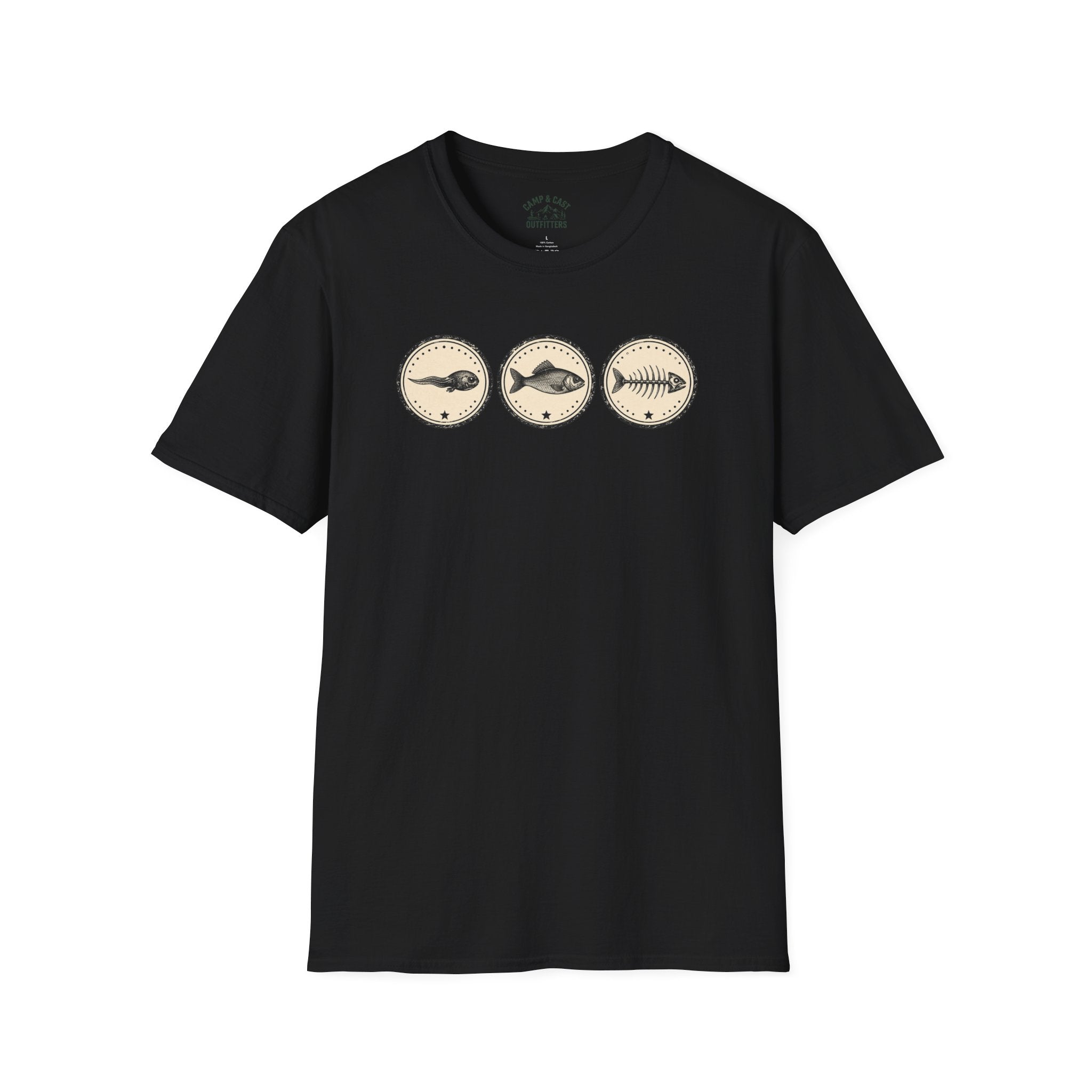 Three Fish Circles T-Shirt
