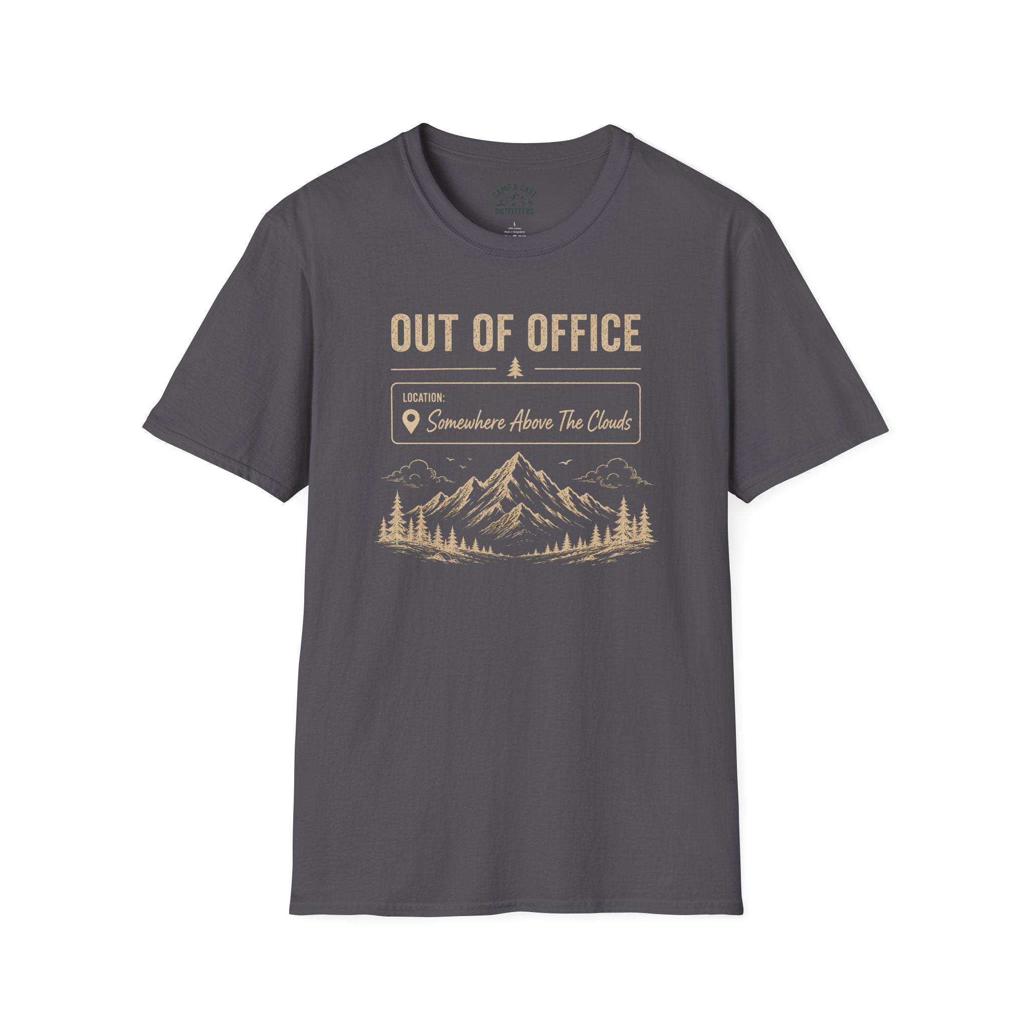 Out Of Office Somewhere Above The Clouds T-Shirt