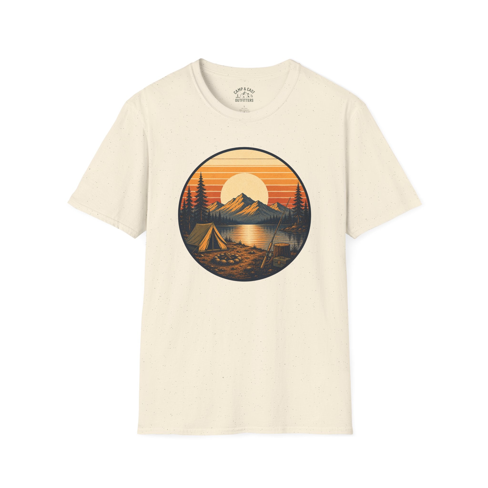 Sunset Forest Badge T-Shirt
