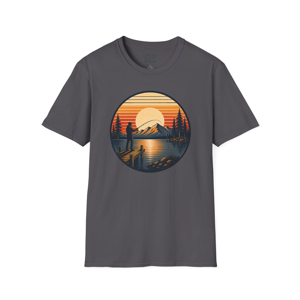 Golden Hour Lake Badge T-Shirt